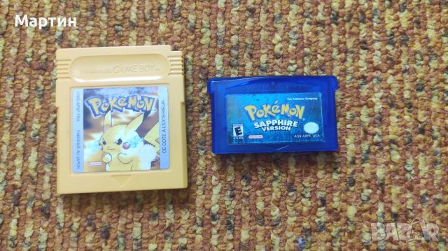 Pokemon Sapphire + Pokemon Gold, снимка 1 - Игри за Nintendo - 46114066