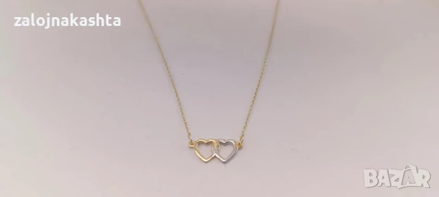 Ново Златно колие-1,35гр/14кр, снимка 3 - Колиета, медальони, синджири - 51326045