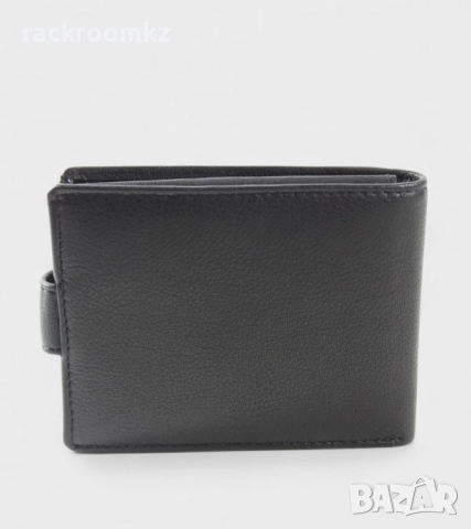 Мъжки портфейл Lotto от естествена кожа в черен цвят с копче LTT914-U2L nero, снимка 4 - Портфейли, портмонета - 51546200