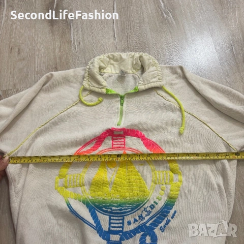 Винтидж суитшърт от 80-те години, San Diego California Earth Now, размер XL, снимка 6 - Суичъри - 53412407