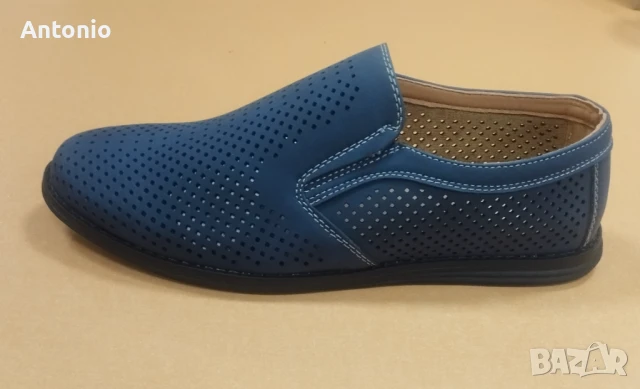 Мъжки летни обувки сини 1289