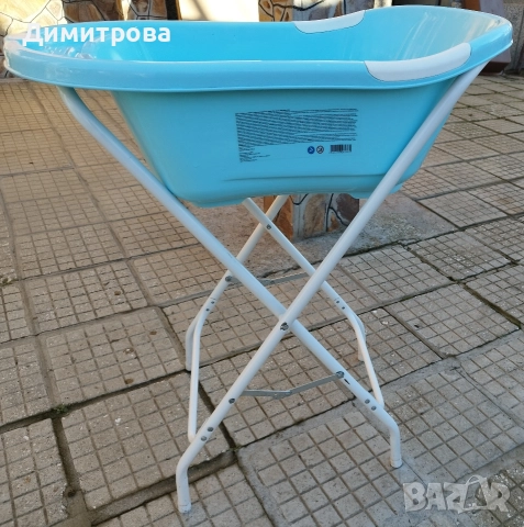 Вана със стойка за къпане на бебе , снимка 4 - За банята - 52610989