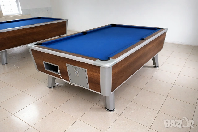 Билярдна маси 8 фута, работещи с € евромонети