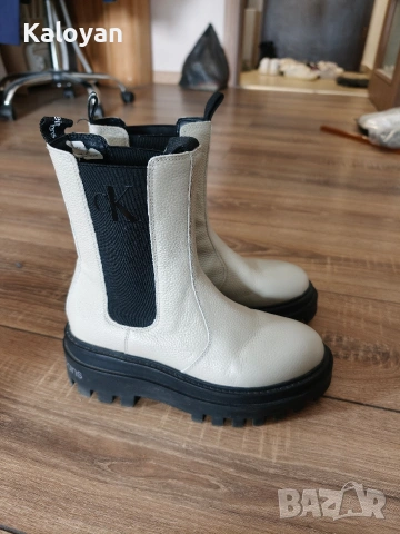 Calvin Klein ботуши – Chelsea 37, снимка 2 - Дамски боти - 53923203