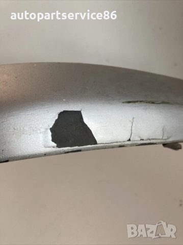 Предна лява лайстна за броня сребърна за Mazda 626 Estate (2001) GE4T-50B51, снимка 2 - Части - 53700409