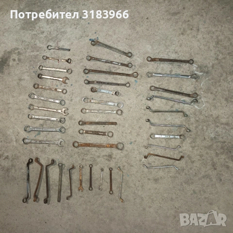 голям лот инструменти. лули и звезди  40 броя ., снимка 9 - Ключове - 53916376