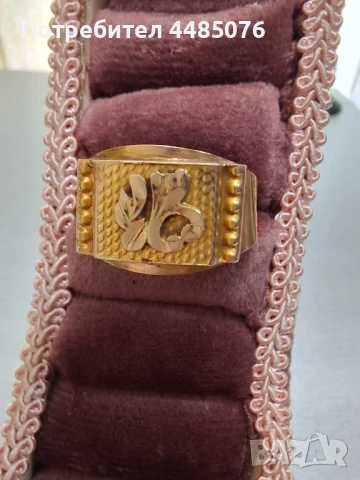 ЗЛАТЕН МЪЖКИ ПРЪСТЕН 14К . 3.21ГР. 385ЛВ, снимка 3 - Пръстени - 50857187