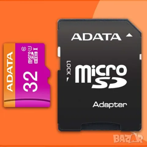 MicroSD карта памет, 32GB, 80MB/s, 64GB, снимка 3 - Карти памет - 47184025