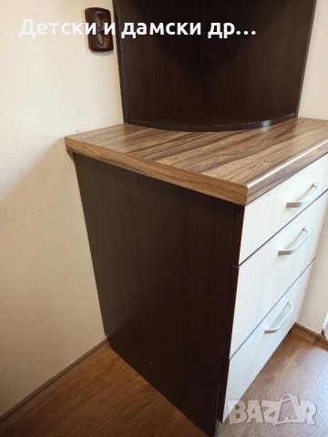 Шкаф с три чекмеджета и надстройка , снимка 4 - Шкафове - 50787962