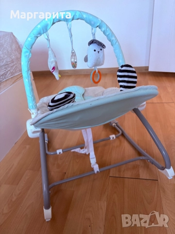 Детски люлеещ се стол за бебета и деца, с мелодии, снимка 5 - Други - 51893699