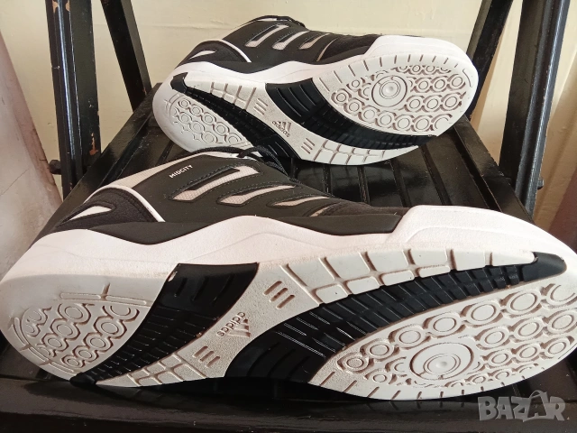 43 1/3 ADIDAS Midcity Low Мъжки кецове маратонки черни бели, снимка 6 - Кецове - 54074880