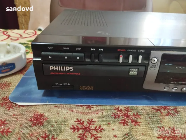 цд.плеер PHILIPS -CDR 765 цена 50лв, снимка 3 - Ресийвъри, усилватели, смесителни пултове - 48663029