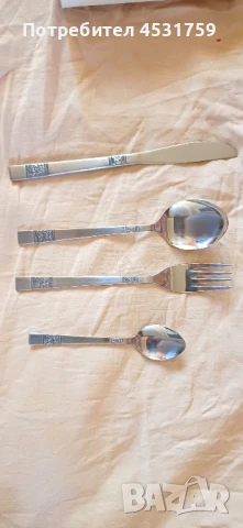 2 КОМПЛЕКТА ПРИБОРИ ЗА ХРАНЕНЕ 24 ЧАСТИ - 27 ЛВ. ВСЕКИ, снимка 2 - Прибори за хранене, готвене и сервиране - 51094136