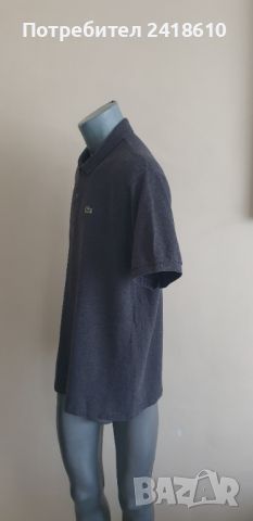 Lacoste Pique Cotton Mens Size 7 -  2XL  ОРИГИНАЛ! Мъжка тениска!, снимка 6 - Тениски - 46433344