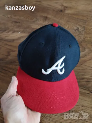 new era atlanta braves hat - страхотна мъжка шапка КАТО НОВА, снимка 2 - Шапки - 50258312