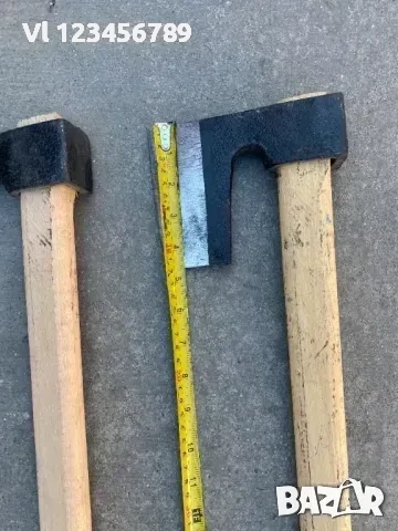 БРАДВА С ДЪРВЕНА ДРЪЖКА 1500ГР 82СМ , снимка 2 - Градински инструменти - 53862482