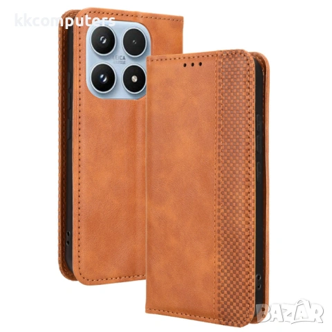 Ретро Кожен Калъф Портфейл за Xiaomi 17 - Магнитен, Стойка, Слотове, 4 цвята, снимка 2 - Калъфи, кейсове - 53800660