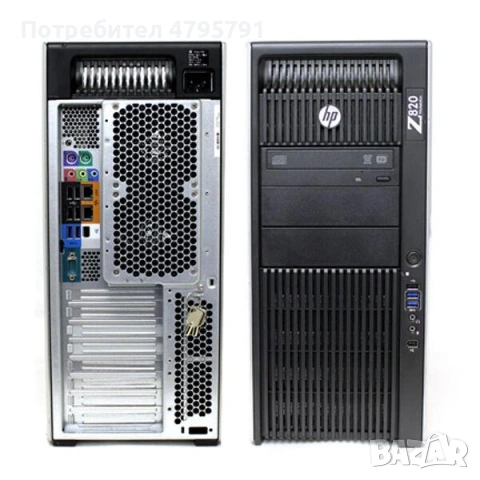 HP Z820 TOWER Workstation – 2 x 8 Core E5-2690, 64 GB, 240 ГБ SSD, NVIDIA Quadro K5000, снимка 2 - Работни компютри - 54181642