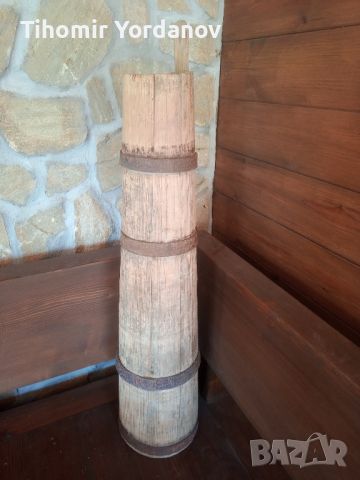 Стара дървена буталка за масло., снимка 13 - Антикварни и старинни предмети - 45681632