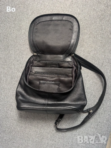 Кожена раница Lloyd Baker – черна