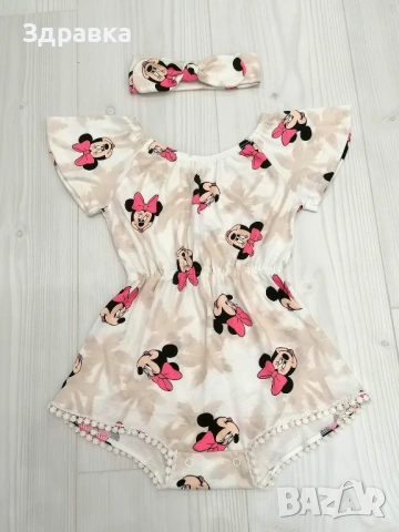 Боди + лента за глава , снимка 5 - Бодита за бебе - 53687916