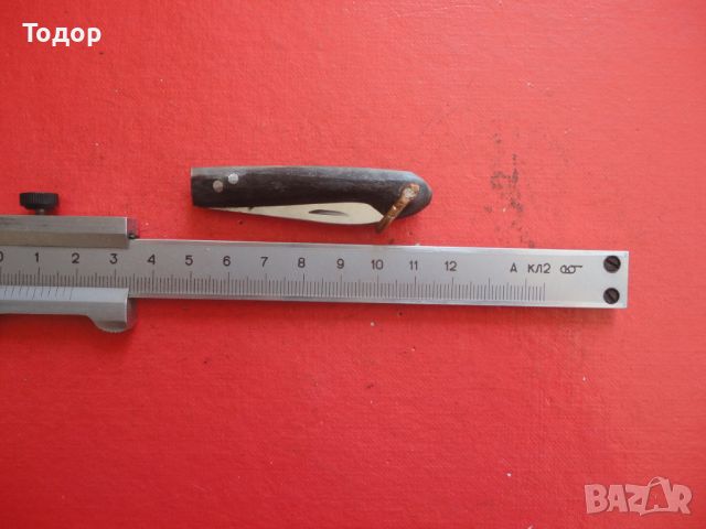 Нож сойка миньон биволски рог , снимка 1 - Ножове - 45809644