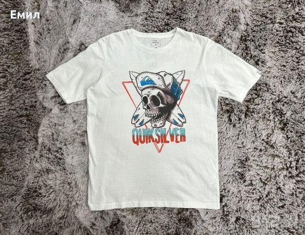 Мъжка тениска Quiksilver, Размер S, снимка 1 - Тениски - 46335979