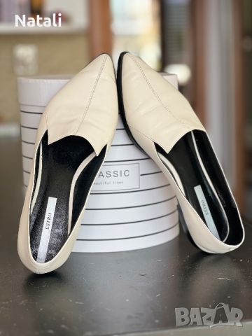 Мокасини от естествена кожа марка Estio размер 38, снимка 2 - Дамски ежедневни обувки - 46029881