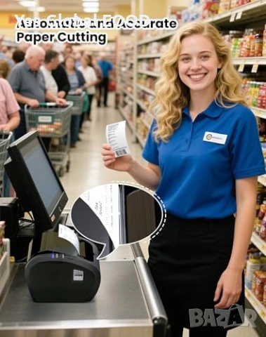 Vretti 80mm термален POS принтер USB LAN, снимка 3 - Друга електроника - 53616878