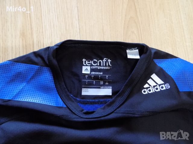 Тениска adidas techfit потник оригинална спорт фитнес крос мъжка L, снимка 5 - Тениски - 46363787