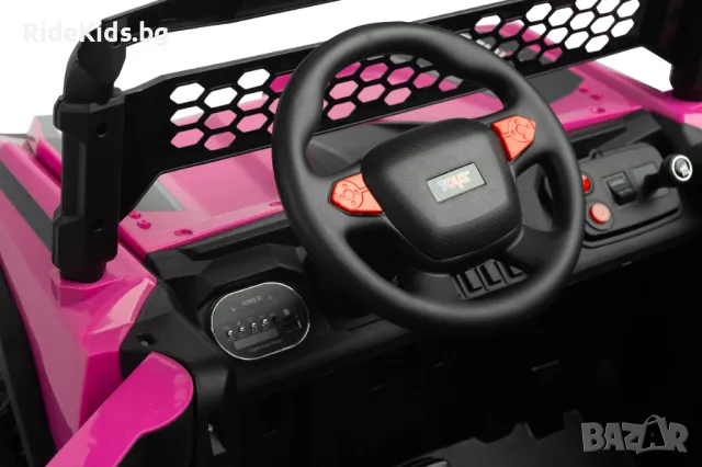 Офроуд акумулаторен автомобил BLAZE, Циклама – 4x4, до 35кг., с дистанционно и LED, снимка 10 - Детски велосипеди, триколки и коли - 50099539