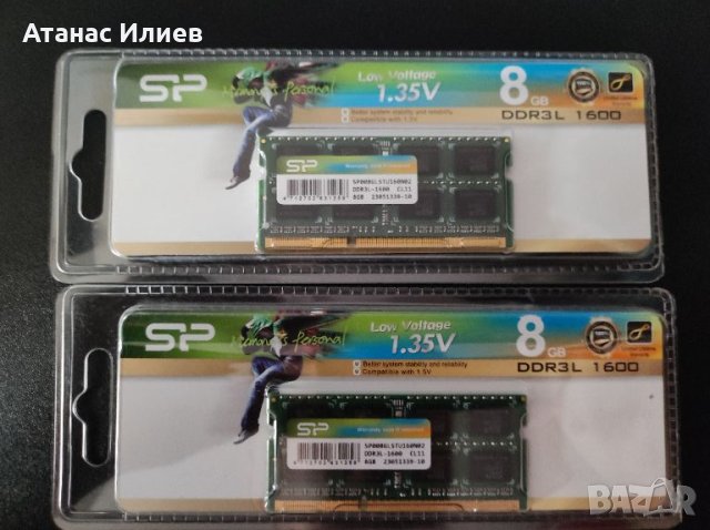 Рам памет за лаптоп 8GB - DDR3 - SP 8GB - скорост 1600MHz/ 1,35V, снимка 3 - RAM памет - 45332948