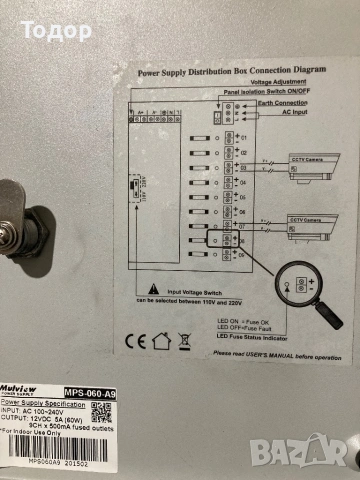 Захранващ блок 12V 5A 60W