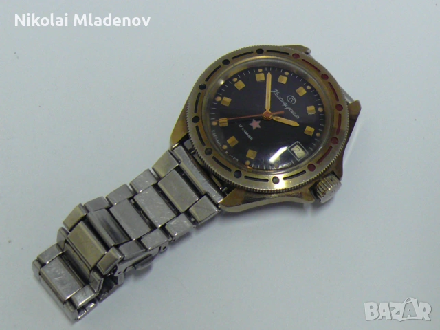 Съветски ВОСТОК КОМАНДИРСКИ Мъжки ръчен часовник, работещ, снимка 6 - Мъжки - 53178841