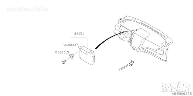 HID модул Subaru Outback BT (2019-2023г.) 84051AN001 / 357006041F / 35700-6041F, снимка 3 - Части - 45930544