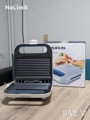 Продавам Taurus MySandwich Grill, снимка 1 - Тостери - 49562982