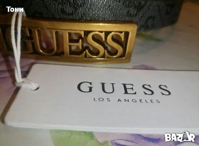 GUESS Оригинал Нов Дамски Колан от Естествена Кожа 105см. , снимка 4 - Колани - 46872739