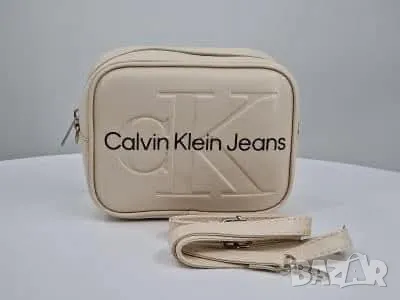 дамска кожена чанта calvin klein jeans , снимка 2 - Чанти - 48761763