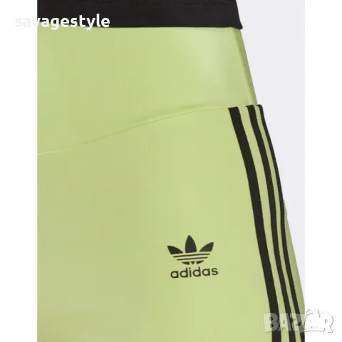 Дамски клин ADIDAS Adicolor Classics Primeblue High-Waisted Short Tights Yellow, снимка 3 - Клинове - 48818853