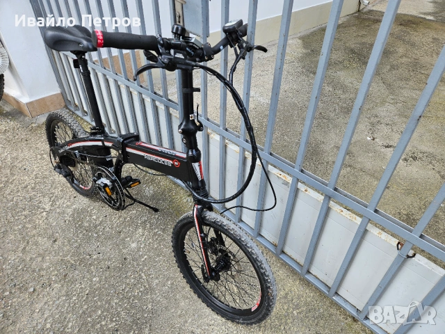 Електрически сгъваем велосипед 20 цола HERCULES-шест месеца гаранция, снимка 2 - Велосипеди - 54236506