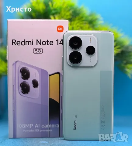 ГАРАНЦИОНЕН!!! Xiaomi Redmi Note 14 5G, 6GB, 128GB, Coral Green , снимка 4 - Xiaomi - 49544703