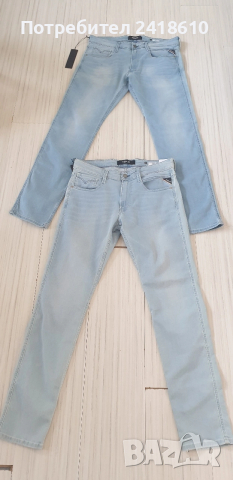Replay Milano Anbass Stretch Slim Fit Mens Size 36/34 и 32/32 2бр НОВО! ОРИГИНАЛ Мъжки Дънки!, снимка 3 - Дънки - 53863620