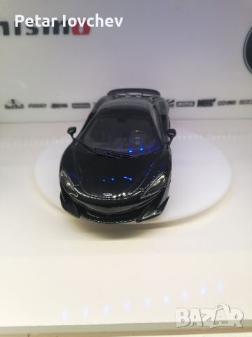 MCLAREN 600LT BLACK 1/18, снимка 1 - Колекции - 46765719