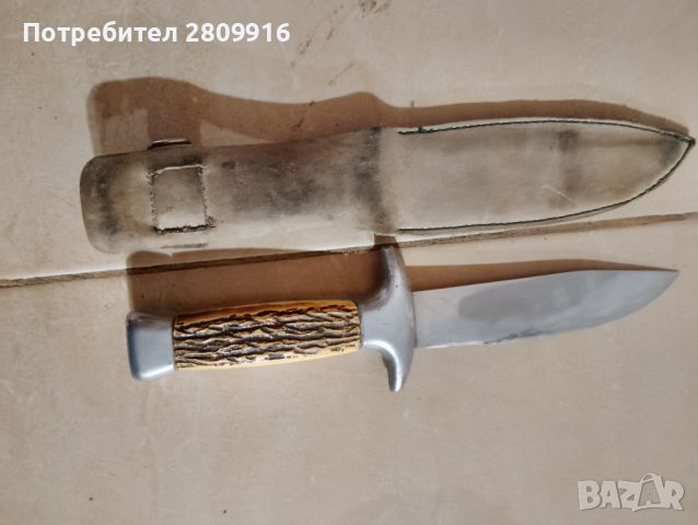 Български ловен нож , снимка 1 - Антикварни и старинни предмети - 46453314