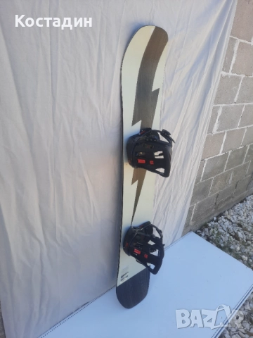 Сноуборд 154см. BURTON CUSTOM EXPERIENCE WIDE  CAMBER с автомати , снимка 5 - Зимни спортове - 52567255