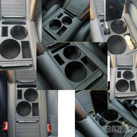 Конзолен органайзер с поставка за чаши за Rifter / Proace City / Combo / Doblo / Berlingo, снимка 2 - Аксесоари и консумативи - 53494417