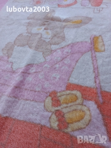 Бебешки одеало за момиче , снимка 2 - Спално бельо и завивки - 52113566