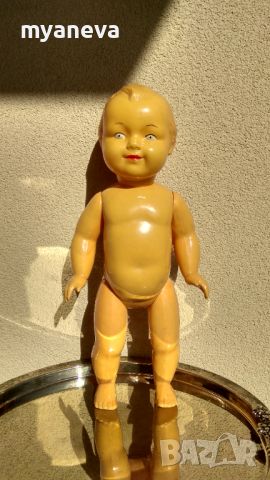 Vintage немска кукла от целулоид . , снимка 3 - Кукли - 46421039