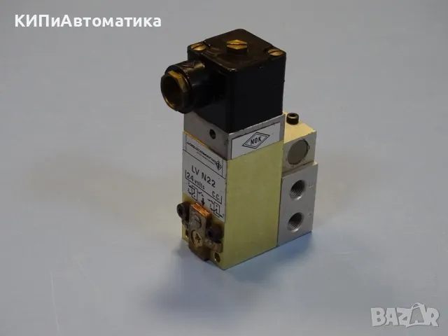 пневматичен разпределител JOUCOMATIC LVN22 Solenoid Valve 24VDC, снимка 1 - Резервни части за машини - 47673310