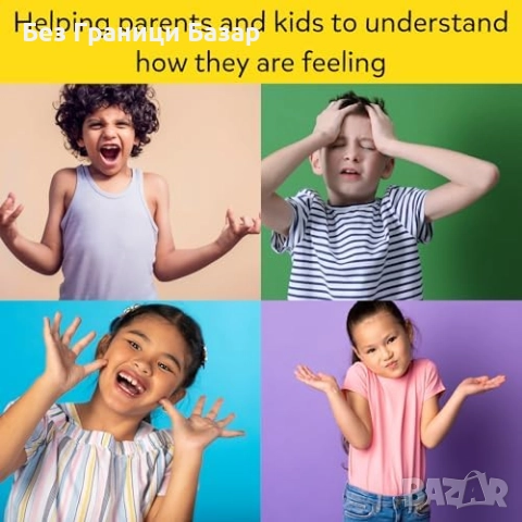 Нов Образователен комплект за емоции с 10 активности за деца 3+ години, снимка 3 - Образователни игри - 51587323